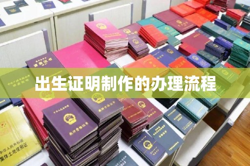 秦汉出生证明制作的办理流程