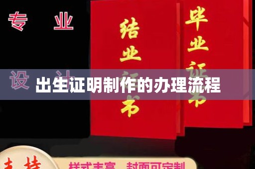 秦汉出生证明制作的办理流程