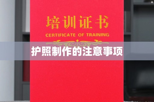 秦汉护照制作的注意事项