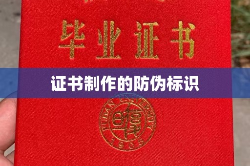 秦汉证书制作的防伪标识
