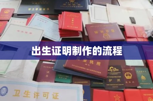 秦汉出生证明制作的流程