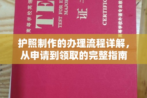 秦汉护照制作的办理流程详解，从申请到领取的完整指南