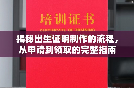 秦汉揭秘出生证明制作的流程，从申请到领取的完整指南