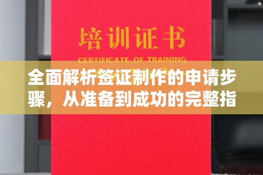 秦汉全面解析签证制作的申请步骤，从准备到成功的完整指南